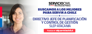 &nbsp;Ampliación Cargo ADP Planificación y Control de Gestión