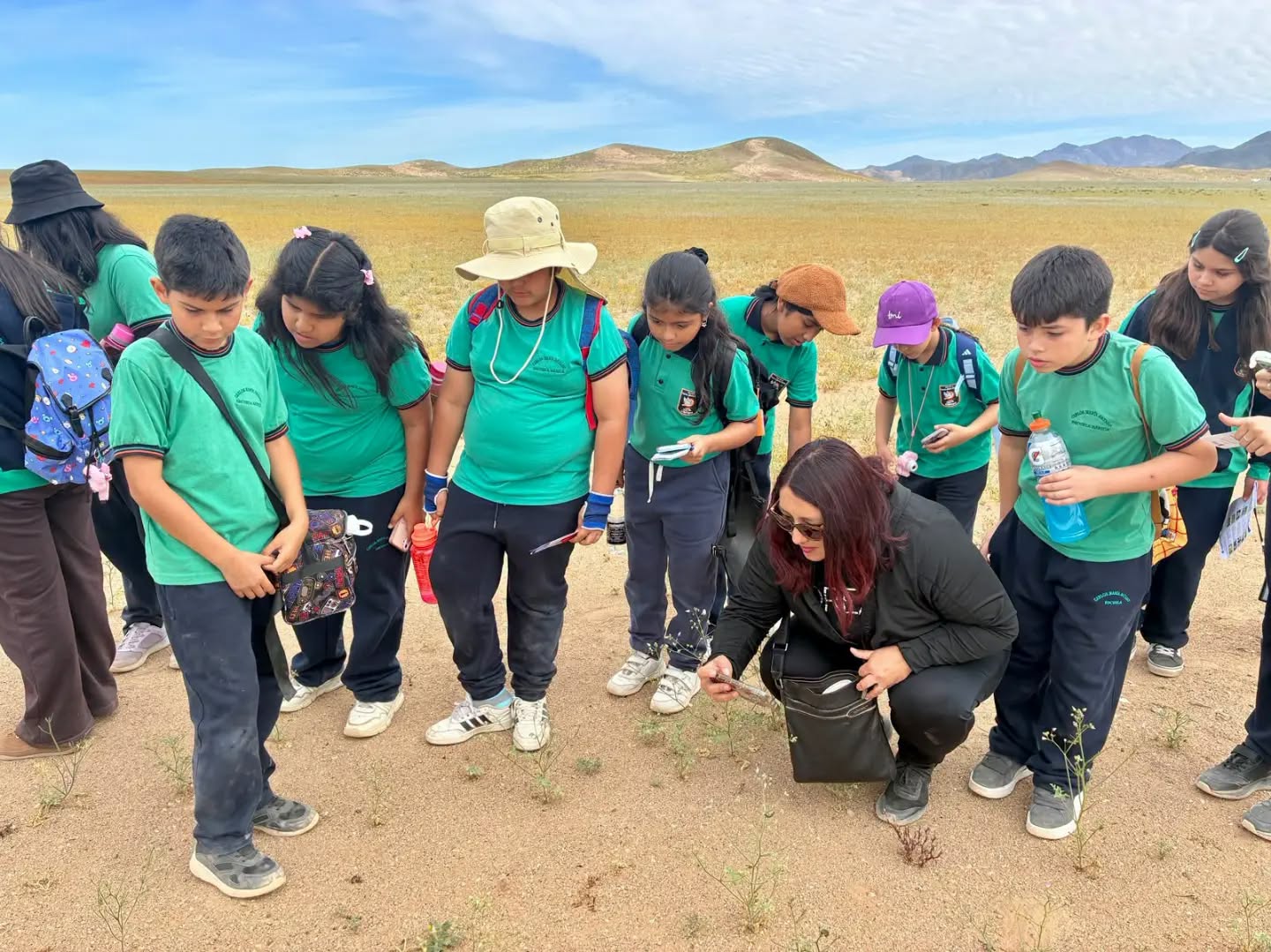 Estudiantes de Copiapó aprendieron sobre el Desierto Florido en salida pedagógica impulsada por el municipio