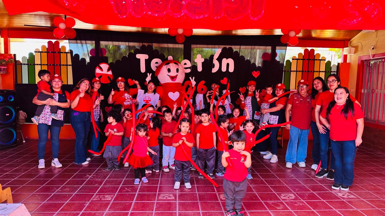 Jardín Infantil Pueblito de San Fernando recibió la visita de Teletín en el marco de la Teletón